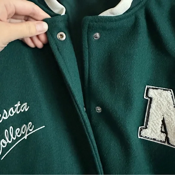 H&M Green Varsity Jacket - Picture 4 of 4